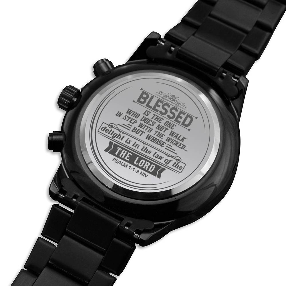 Men's Watch, Blessed is the One, Psalm 1:1-3 NIV