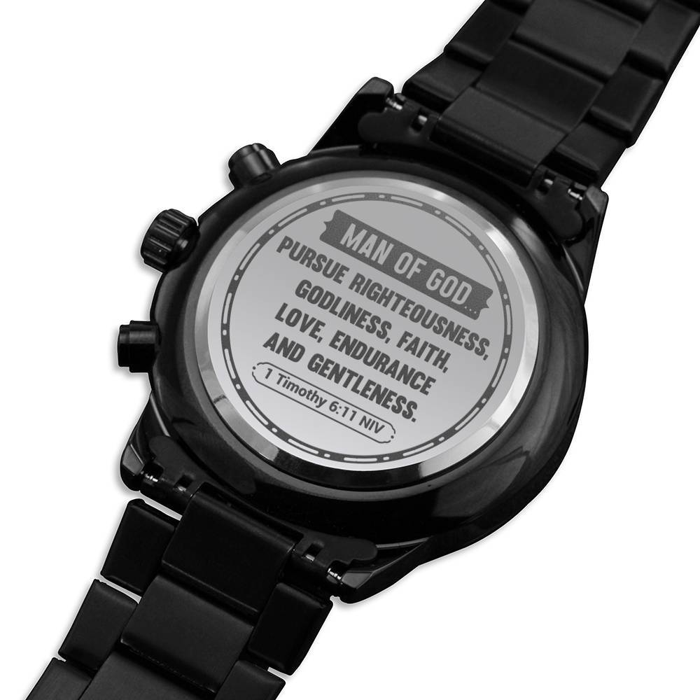 Men's Watch, Man of God, 1 Timothy 6:11