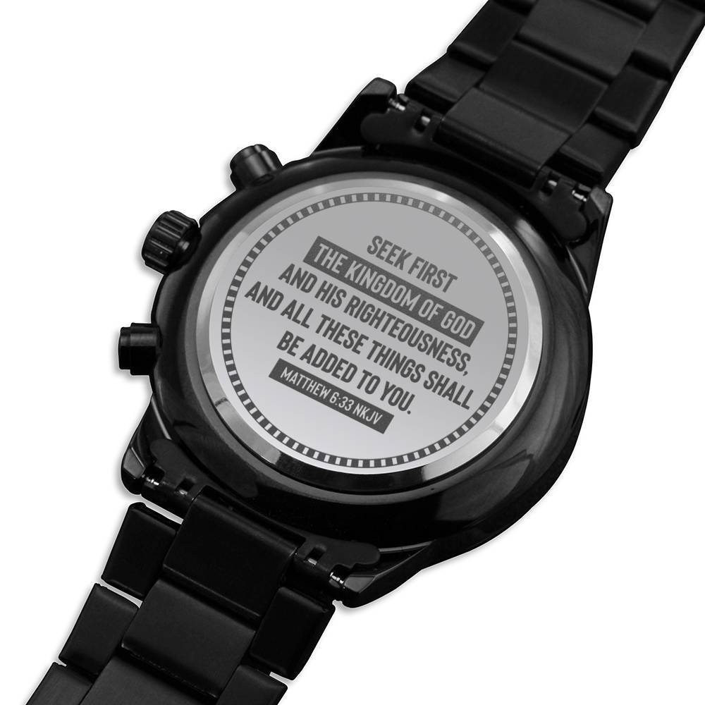 Men's Watch, Seek First the Kingdom of God, Matthew 6:33