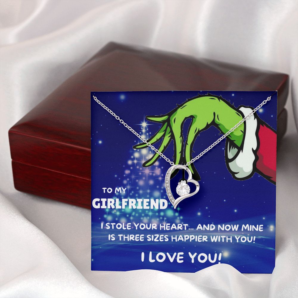 TO MY GIRLFRIEND FOREVER LOVE NECKLACE GIFT SET - GRINCH