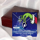 TO MY MOM FOREVER LOVE NECKLACE GIFT SET - GRINCH