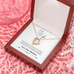 TO MY WIFE LAST EVERYTHING FOREVER LOVE NECKLACE GIFT SET