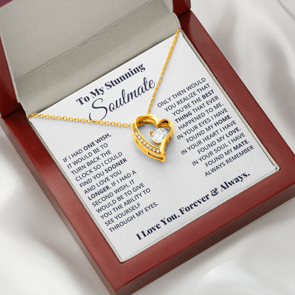 Soulmate - Stunning  - Forever Love Necklace
