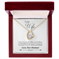 TO MY WIFE LAST EVERYTHING FOREVER LOVE NECKLACE GIFT SET
