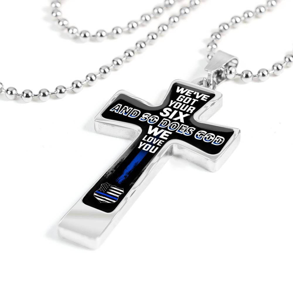 We've Got Your Six, Cross Necklace