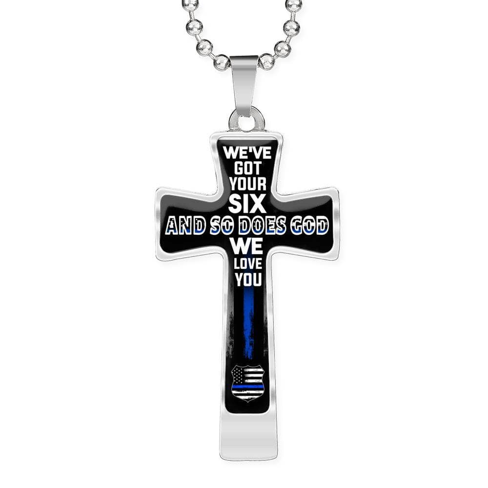 We've Got Your Six, Cross Necklace