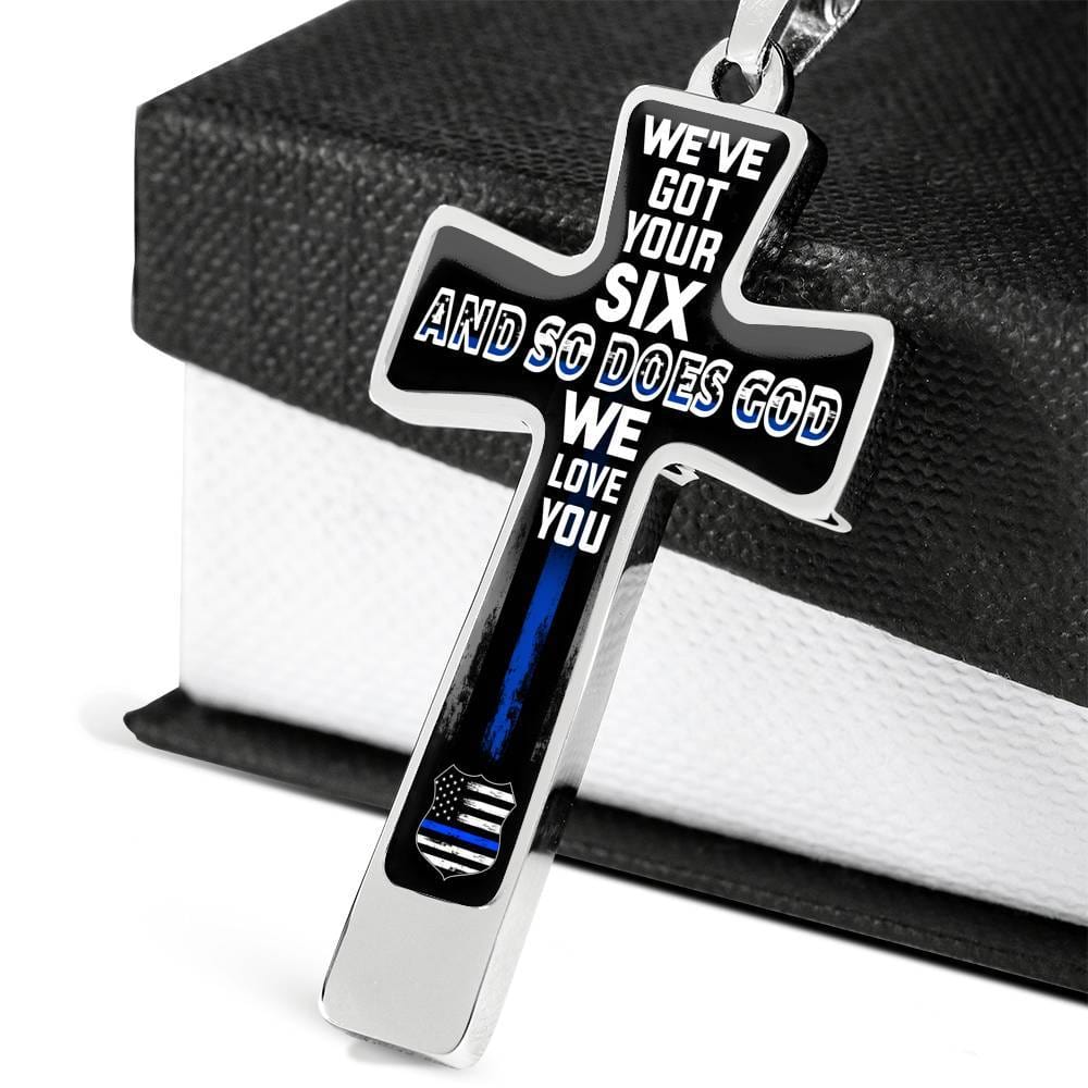 We've Got Your Six, Cross Necklace