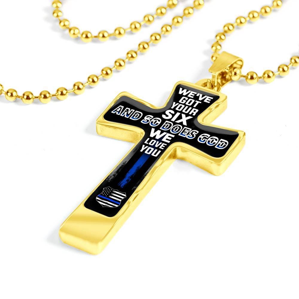 We've Got Your Six, Cross Necklace