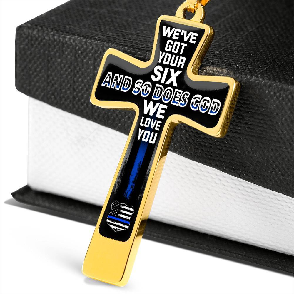 We've Got Your Six, Cross Necklace
