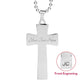 Stand For The Flag Kneel For The Cross, Necklace, Dark