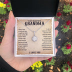 TO MY GRANDMA LESSONS ETERNAL HOPE NECKLACE GIFT SET