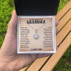 TO MY GRANDMA LESSONS ETERNAL HOPE NECKLACE GIFT SET