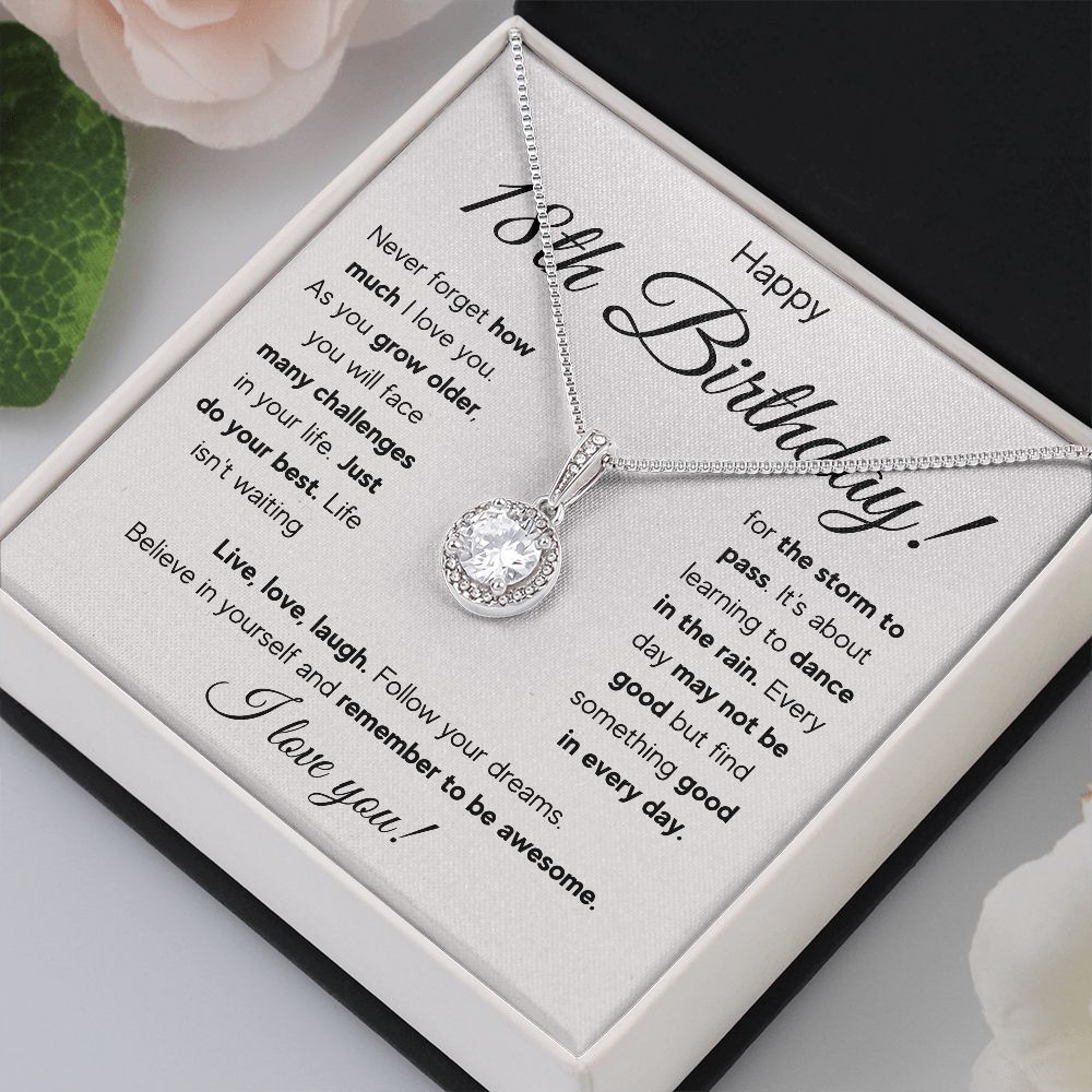 18TH BIRTHDAY STORM ETERNAL NECKLACE GIFT SET
