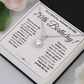 70TH BIRTHDAY WISDOM ETERNAL HOPE NECKLACE GIFT SET