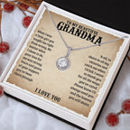 TO MY GRANDMA LESSONS ETERNAL HOPE NECKLACE GIFT SET