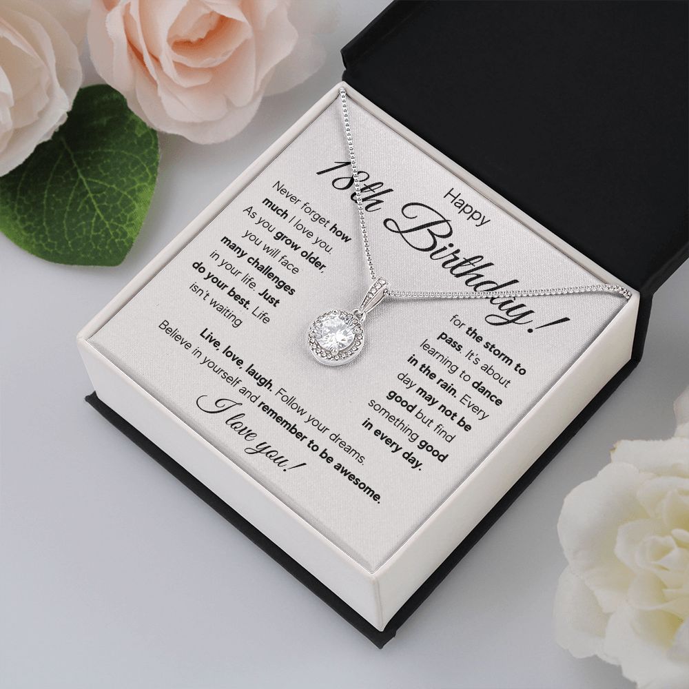 18TH BIRTHDAY STORM ETERNAL NECKLACE GIFT SET