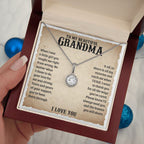 TO MY GRANDMA LESSONS ETERNAL HOPE NECKLACE GIFT SET