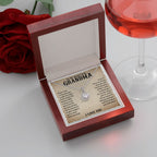 TO MY GRANDMA LESSONS ETERNAL HOPE NECKLACE GIFT SET