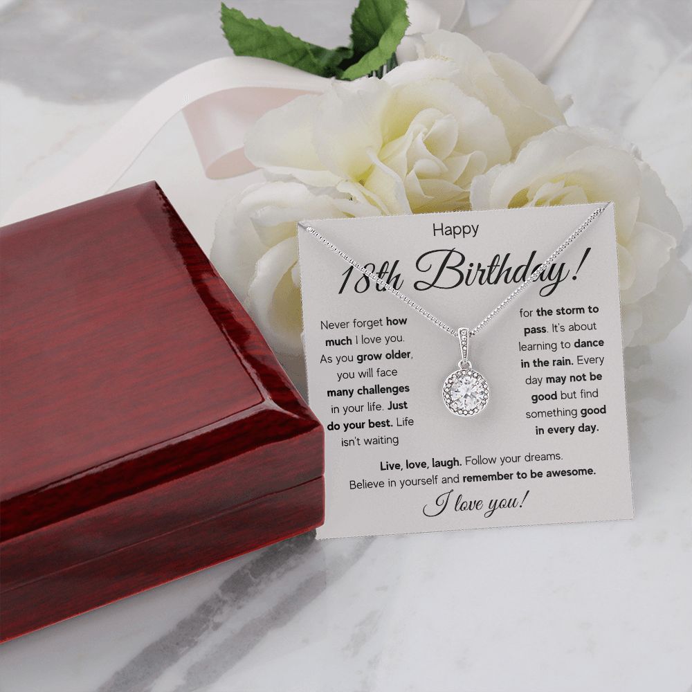 18TH BIRTHDAY STORM ETERNAL NECKLACE GIFT SET