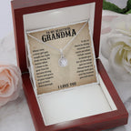 TO MY GRANDMA LESSONS ETERNAL HOPE NECKLACE GIFT SET