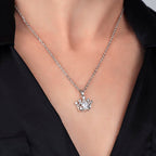 TO MY BADASS DAUGHTER CROWN NECKLACE GIFT SET