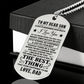 Son - Believe In You - Engraved Dog Tag Necklace