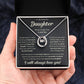 TO MY DAUGHTER REASONS LUCKY IN LOVE NECKLACE GIFT SET