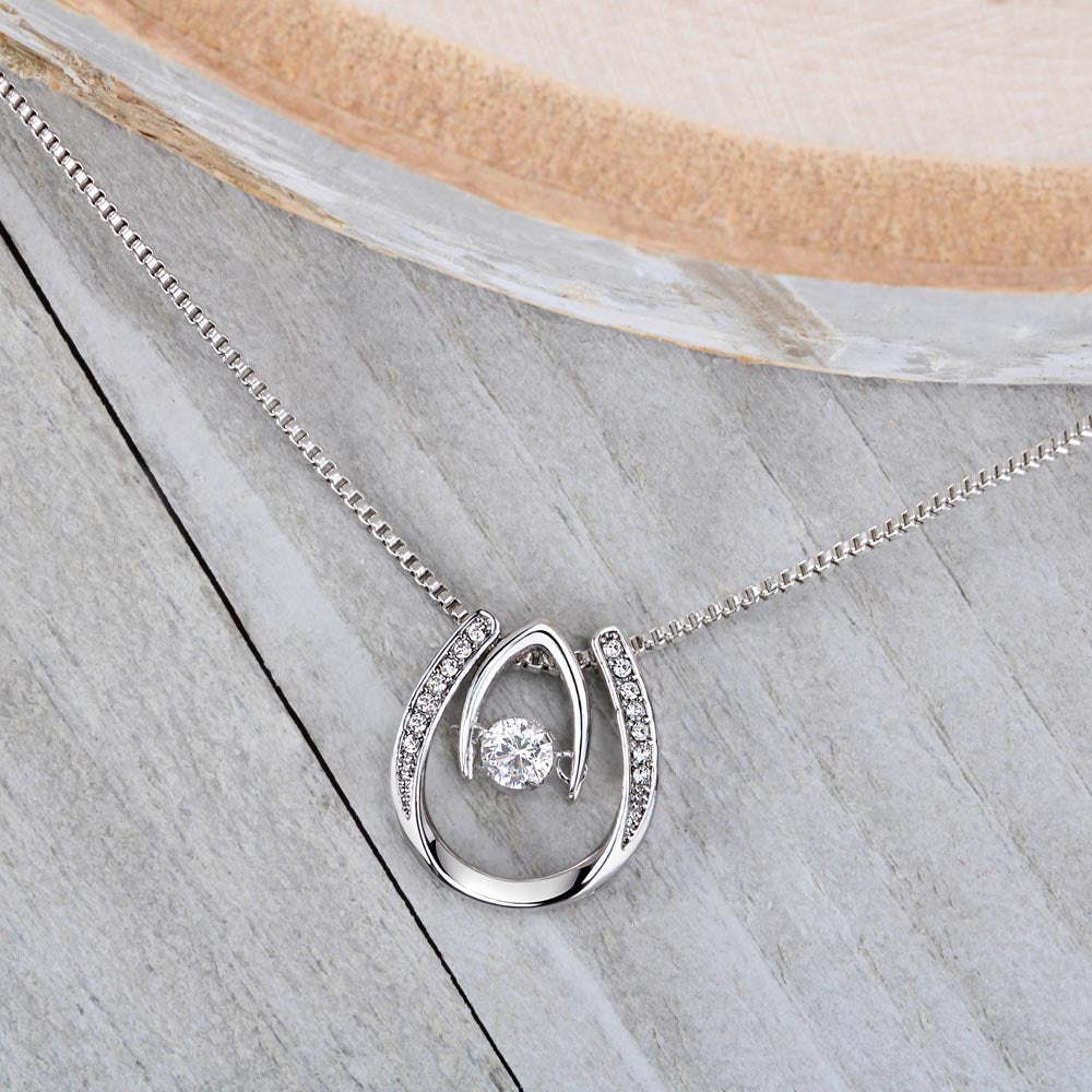 TO MY DAUGHTER REASONS LUCKY IN LOVE NECKLACE GIFT SET