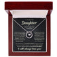 TO MY DAUGHTER REASONS LUCKY IN LOVE NECKLACE GIFT SET