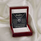 TO MY DAUGHTER REASONS LUCKY IN LOVE NECKLACE GIFT SET