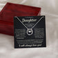 TO MY DAUGHTER REASONS LUCKY IN LOVE NECKLACE GIFT SET