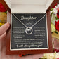 TO MY DAUGHTER REASONS LUCKY IN LOVE NECKLACE GIFT SET