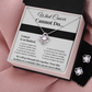 WHAT CANCER CANNOT DO LOVE KNOT NECKLACE AND EARRINGS SET