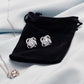 TO MY BEAUTIFUL DAUGHTER SQUEEZED LOVE KNOT NECKLACE AND EARRINGS SET