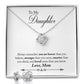 TO MY DAUGHTER BRAVER EARRING AND NECKLACE GIFT SET