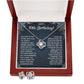 10 BIRTHDAY DREAMS LOVE KNOT NECKLACE AND EARRINGS SET