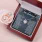10 BIRTHDAY DREAMS LOVE KNOT NECKLACE AND EARRINGS SET