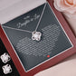 TO MY DAUGHTER IN LAW HEART LOVE KNOT EARRING NECKLACE GIFT SET