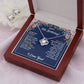 18TH BIRTHDAY WRAPPED LOVE KNOT NECKLACE AND EARRINGS SET