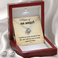MAMA OF AN ANGEL LOVE KNOT NECKLACE AND EARRINGS