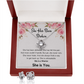 ENCOURAGEMENT SHE IS YOU LOVE KNOT NECKLACE AND EARRINGS SET