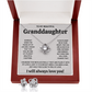 TO MY BEAUTIFUL GRANDDAUGHTER SQUEEZED LOVE KNOT NECKLACE AND EARRINGS SET