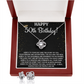 50TH BIRTHDAY WISDOM LOVE KNOT NECKLACE AND EARRINGS SET