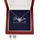 LOVE KNOT EARRING NECKLACE GIFT SET