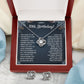 10 BIRTHDAY DREAMS LOVE KNOT NECKLACE AND EARRINGS SET