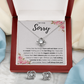I'M SORRY MISTAKE  LOVE KNOT NECKLACE AND EARRINGS