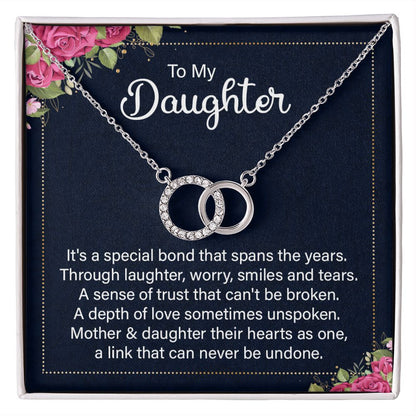 TO MY DAUGHTER "BOND" PERFECT PAIR NECKLACE GIFT SET