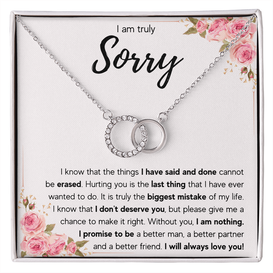 I'M SORRY MISTAKE PERFECT PAIR NECKLACE GIFT SET