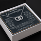 TO MY GRANDDAUGHTER SQUEEZED PERFECT PAIR NECKLACE GIFT SET