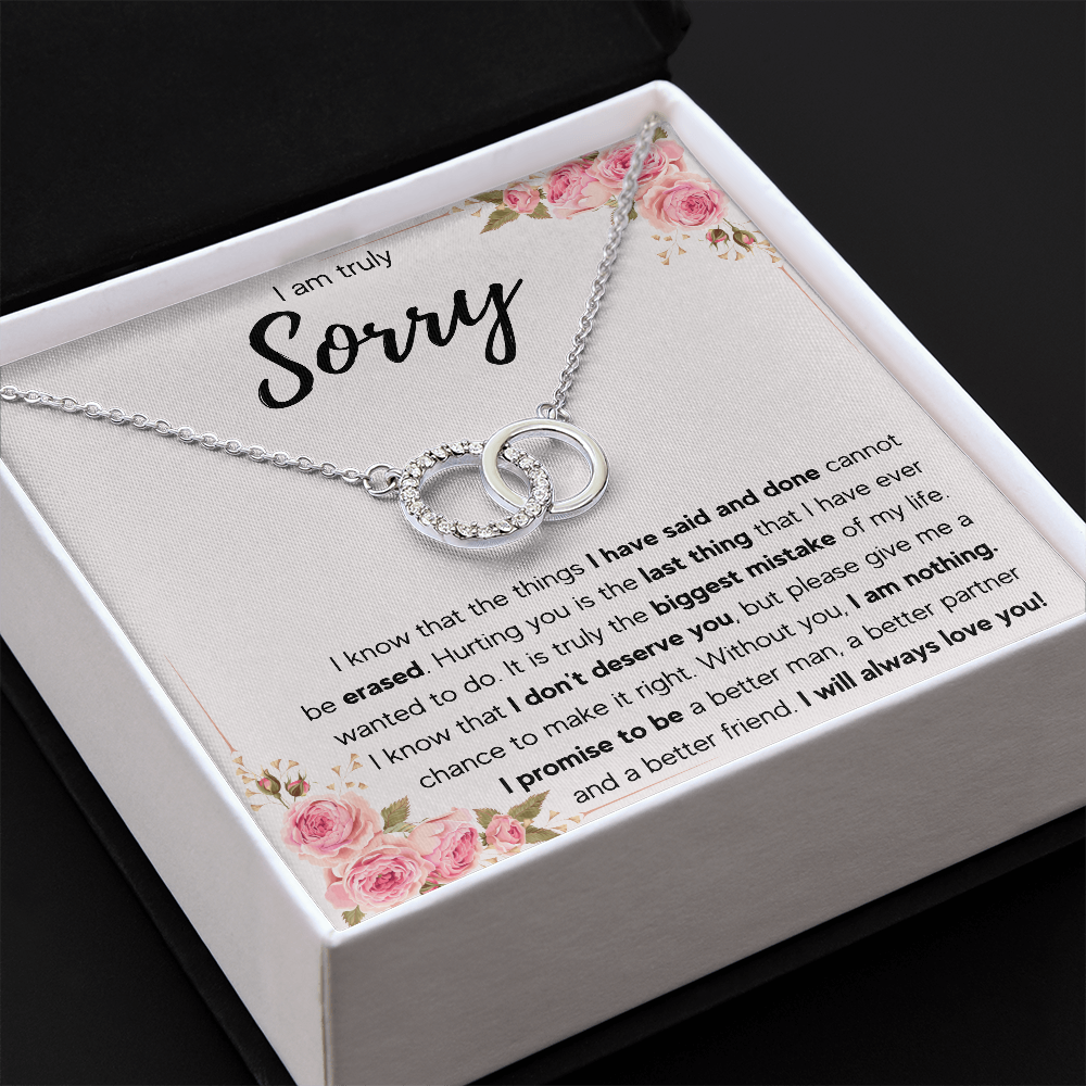 I'M SORRY MISTAKE PERFECT PAIR NECKLACE GIFT SET